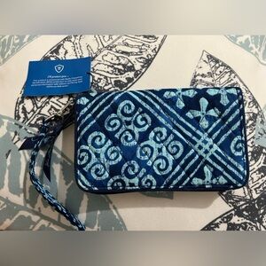 Vera Bradley Blue RFID Georgia Wallet
Cuban Tiles Zip Wallet Wristlet